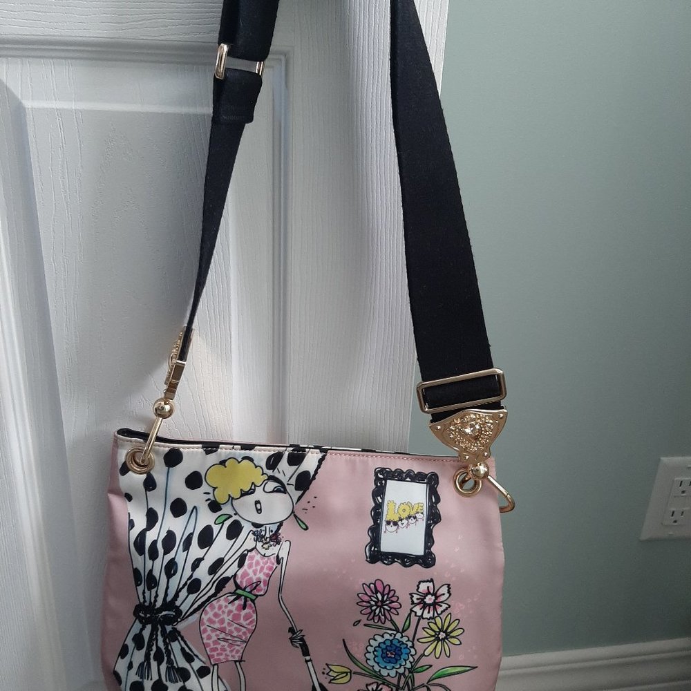 Moschino Love pink tote Bag, like new !